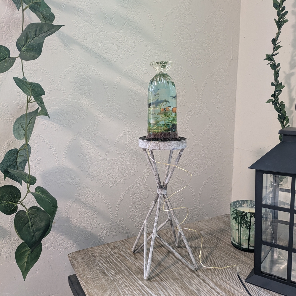 Decorative Resin Lamp with Ocean Design